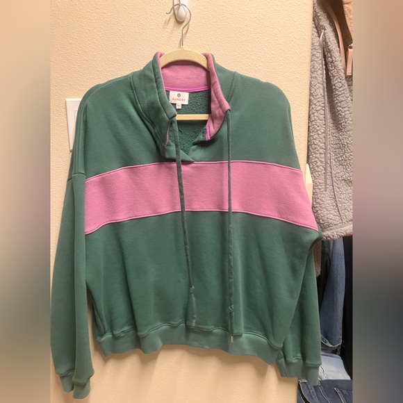 Sundry Retro Mock Neck Pullover - Picture 2 of 5